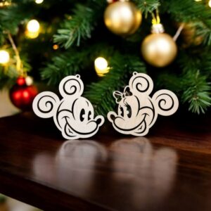 Miki és Minnie egér díszek