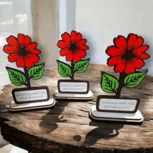 Anyák napi talpas virágok szöveggel