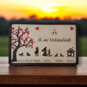 A mi történetünk falidísz